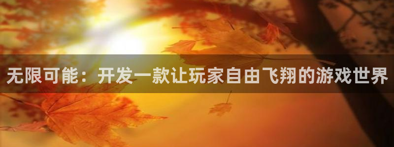 沐鸣2平台关7O777：无限可能：开发一款让玩家自由飞翔的游戏世界