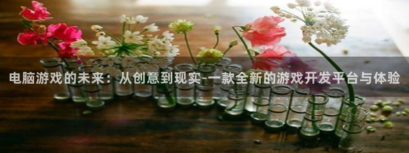 沐鸣娱乐2代理：电脑游戏的未来：从创意到现实-一款全新的游戏开发平台与体验
