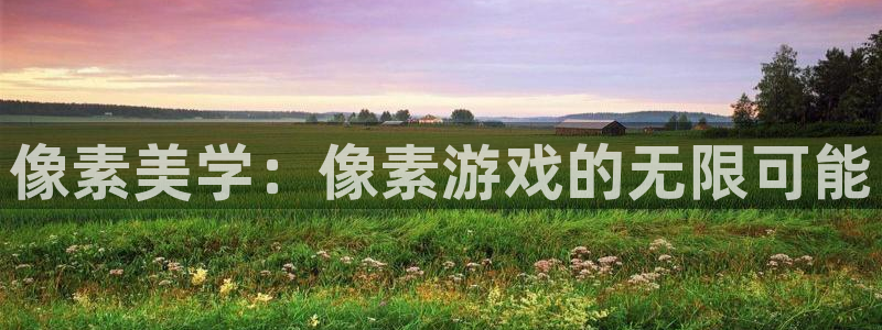 沐鸣2官网注册地址：像素美学：像素游戏的无限可能