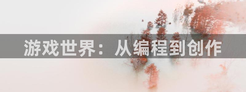 沐鸣娱乐2官方平台是什么：游戏世界：从编程到创作