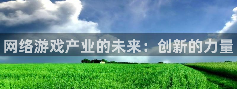 沐鸣2登陆扣27337：网络游戏产业的未来：创新的力量